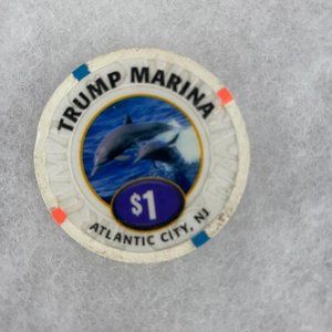Trump Marina Casino Chip Atlantic City